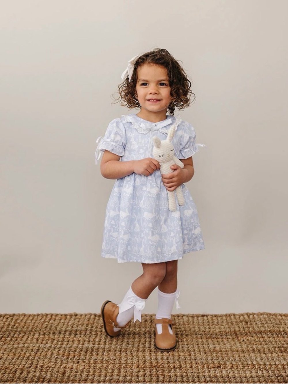 {MEBIE BABY} Easter bunny dress 6T
